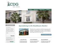 Tablet Screenshot of cdgrealestate.com